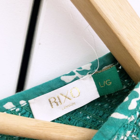 RIXO Sasha Floral Eyelet Mini Dress - Picture 9 of 12